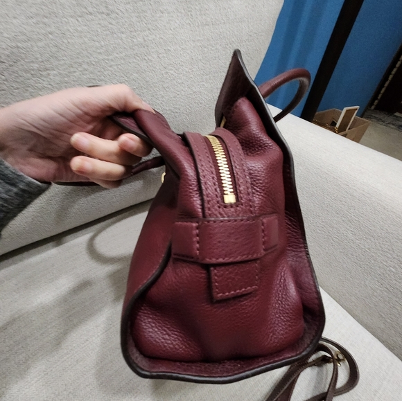 Michael Kors Mckenna Leather Shoulder Bag Purse - Picture 8 of 15